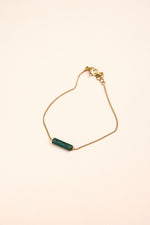 Armband No diggity - Donkergroen