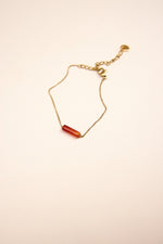 Armband No diggity - Rood - Goud