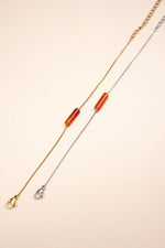 Armband No diggity - Rood - Goud