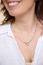 Ketting Roches Blanches - Zilver