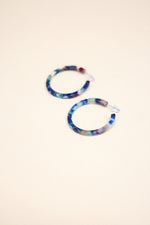 Oorbellen Easy Lover - Blauw - Large