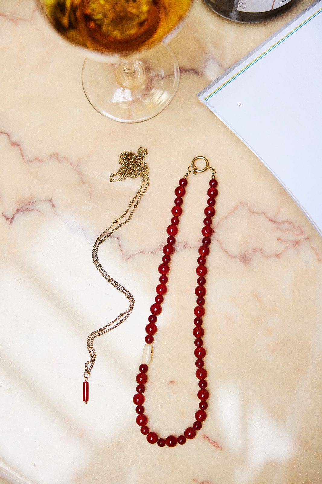 ROOI Ketting K32 Juwelen Sieraden Leuven