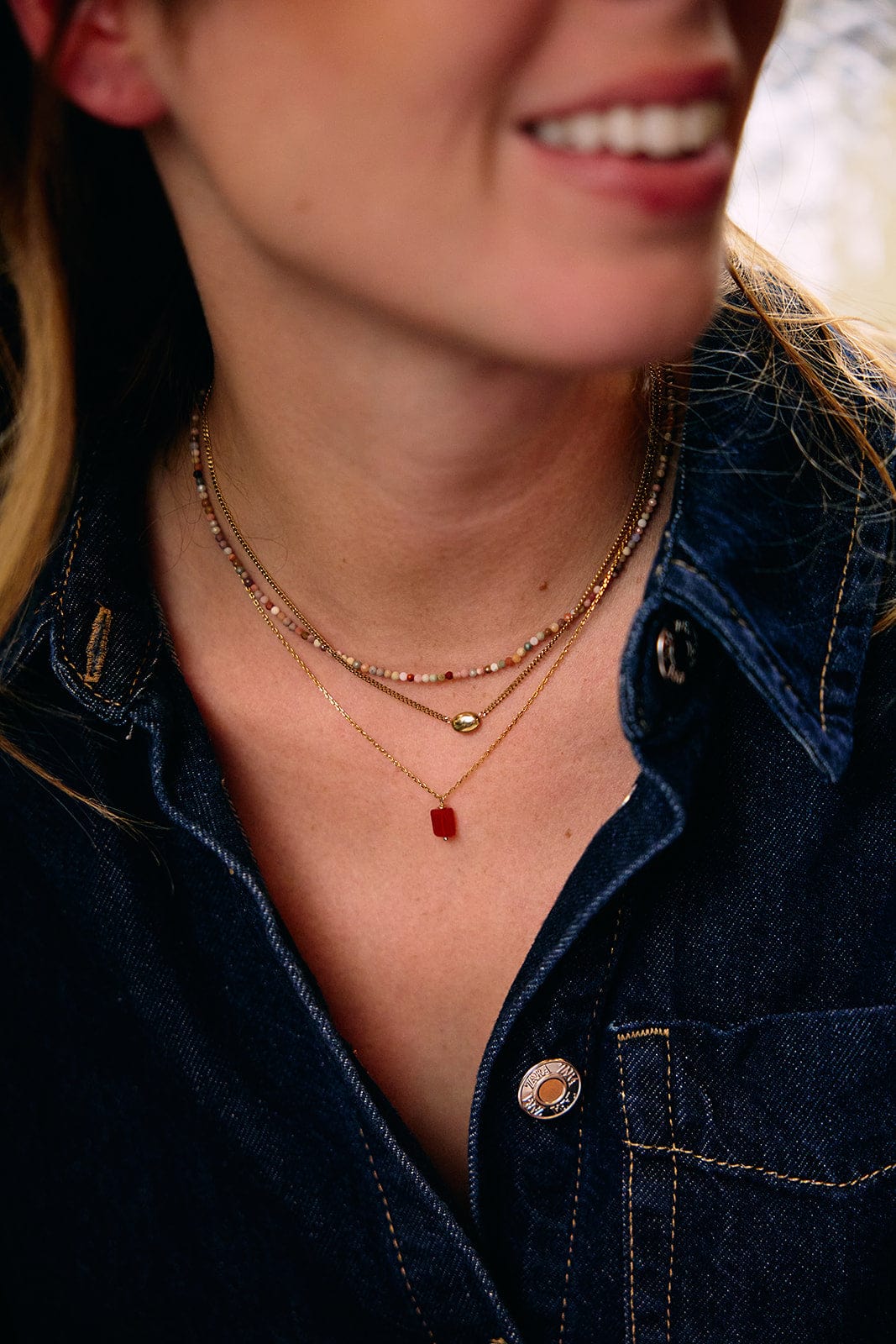 ROOI Ketting K34A Juwelen Sieraden Leuven