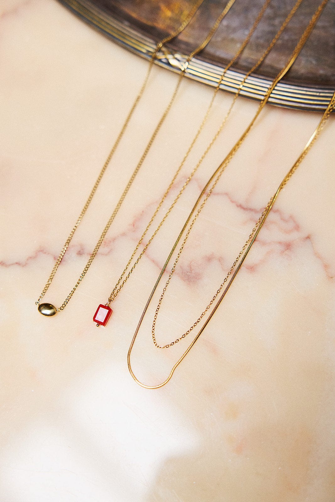 ROOI Ketting K34B Juwelen Sieraden Leuven