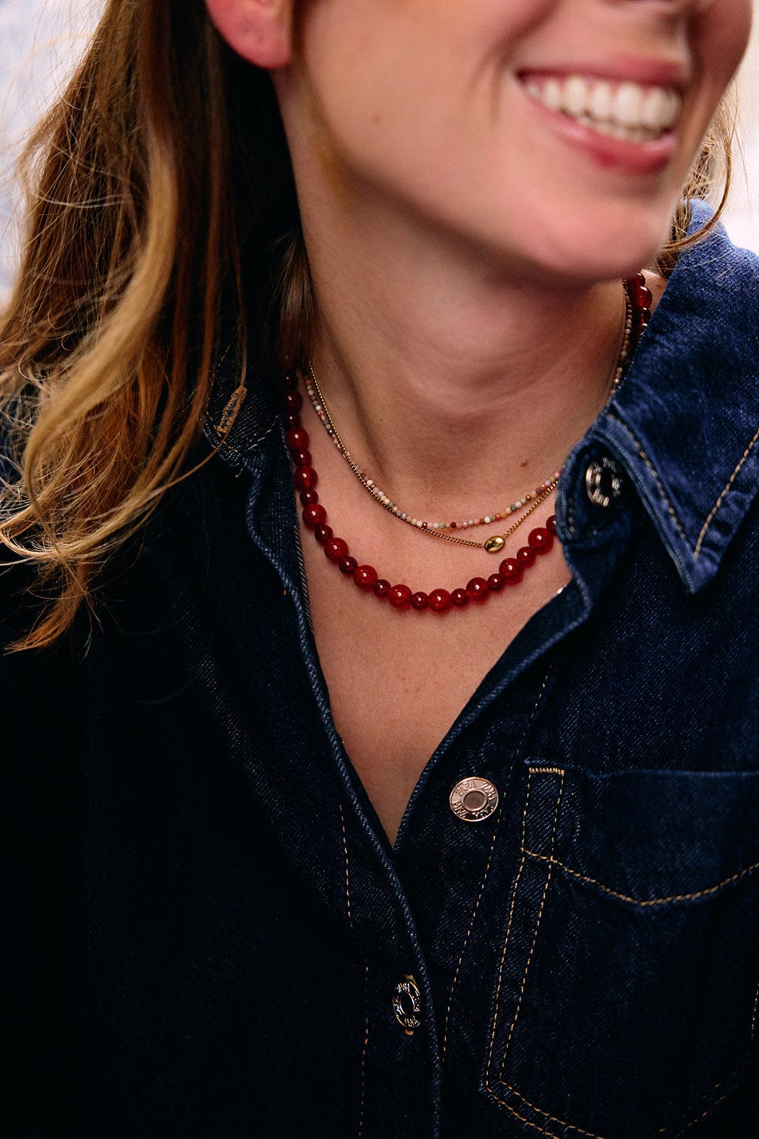 ROOI Ketting K56 Juwelen Sieraden Leuven