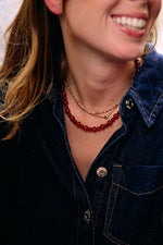 ROOI Ketting K56 Juwelen Sieraden Leuven