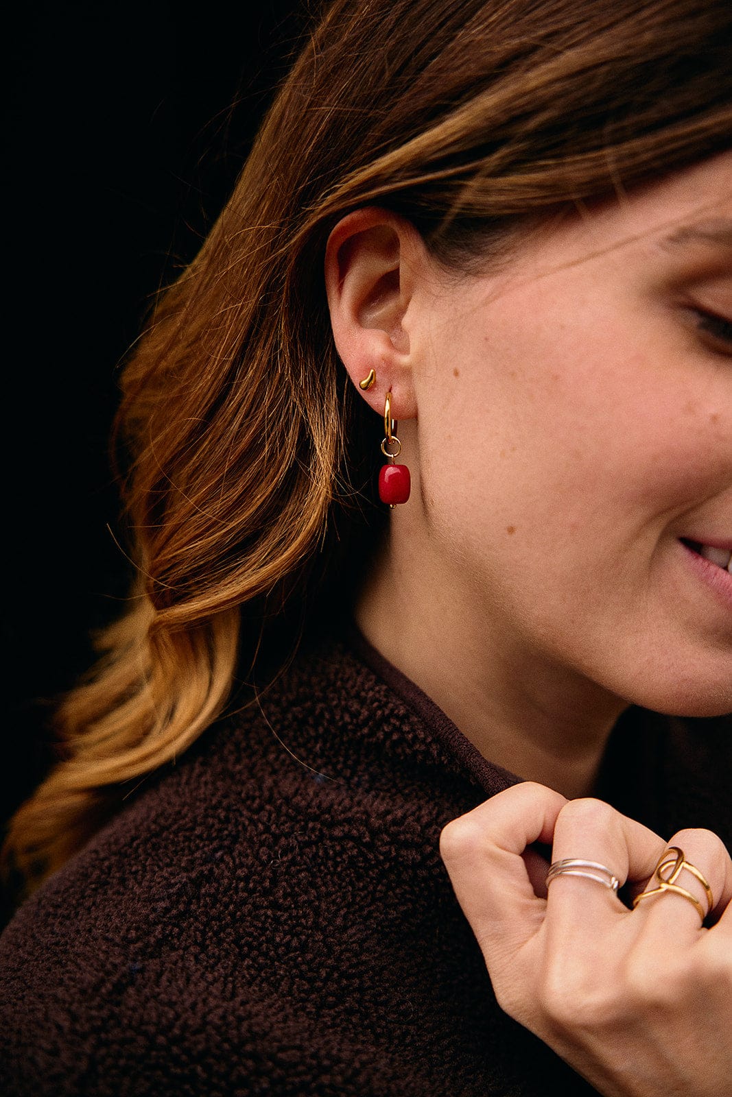 ROOI Oorbellen O23B Juwelen Sieraden Leuven