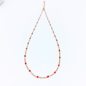 Ketting Shadow Hat - rood