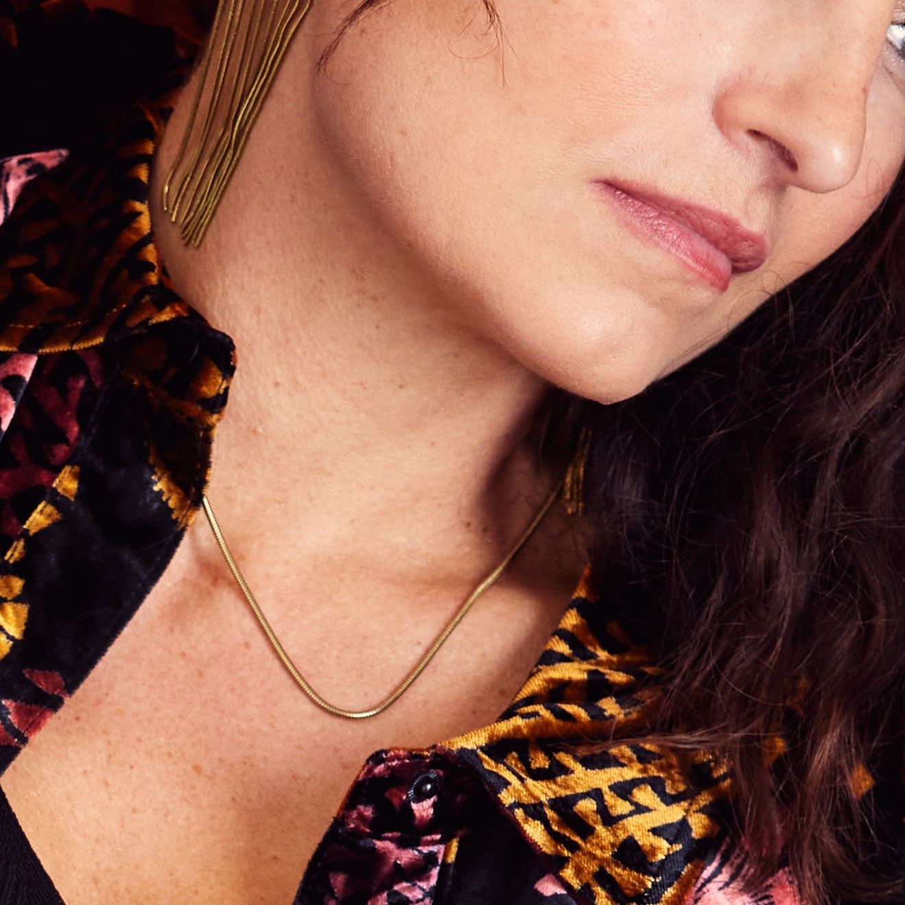 Ketting Good Night Bad Morning - Goud