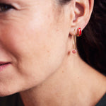 Oorbellen Don't LeaveMe This Way - Rood