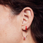 Oorbellen Don't LeaveMe This Way - Rood