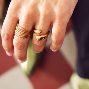 Ring Never Going Back Again - Goud